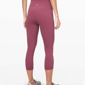 Lululemon Align Crops 2 21” Plumful